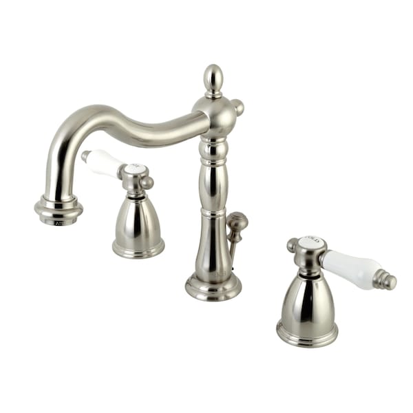 8" Widespread Bathroom Faucet, Brushed Nickel